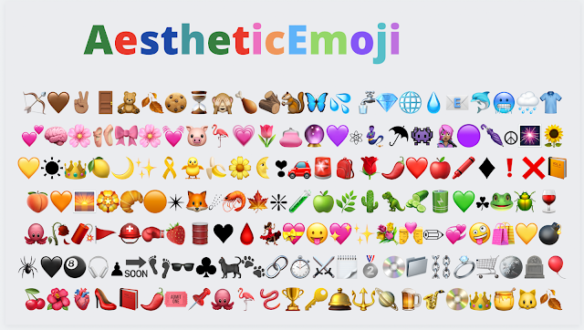 Most Aesthetic Emojis List of 2024 [???? ???? ????] | Emojivilla