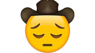Sad Cowboy Emoji